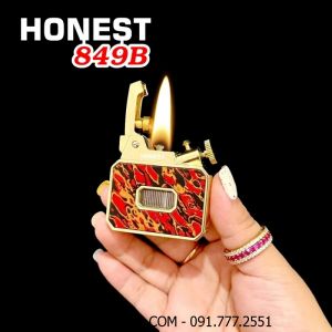 BẬT LỬA XĂNG LỘ THIÊN HONEST 849B SƠN MÀI PHỦ BÓNG (FULLBOX) - (XÀI XĂNG)