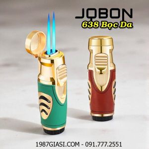 BẬT LỬA KHÈ 2 TIA BỌC DA JOBON 638 (BẬT LỬA KHÈ XÌ GÀ) - (XÀI GAS)