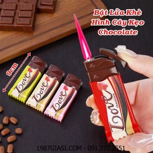 BẬT LỬA KHÈ HÌNH CÂY KẸO CHOCOLATE (KẸO SOCOLA) - (XÀI GAS)